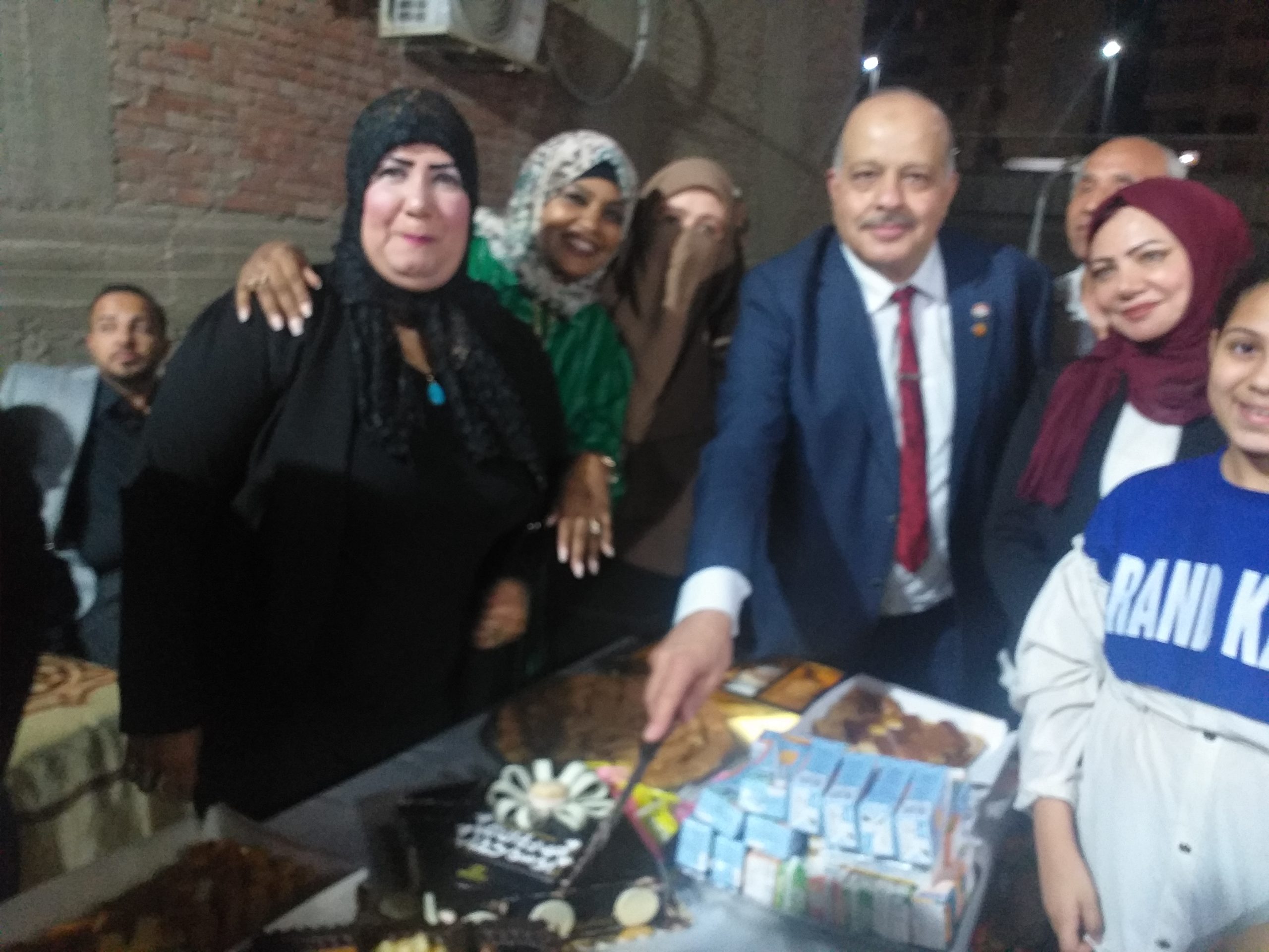 أمانة حزب الحرية المصري بالجيزة؛ تحتفل بعيد ميلاد النائب يوسف خطاب