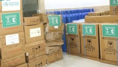 مركز الملك سلمان للإغاثة يدشن محطة توليد الأكسجين وسلّم وزارة الصحة اليمنية مساعدات طبية متنوعة في اليمن  